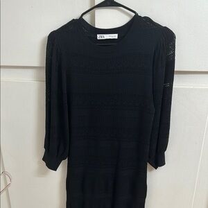 Black Zara dress in size L